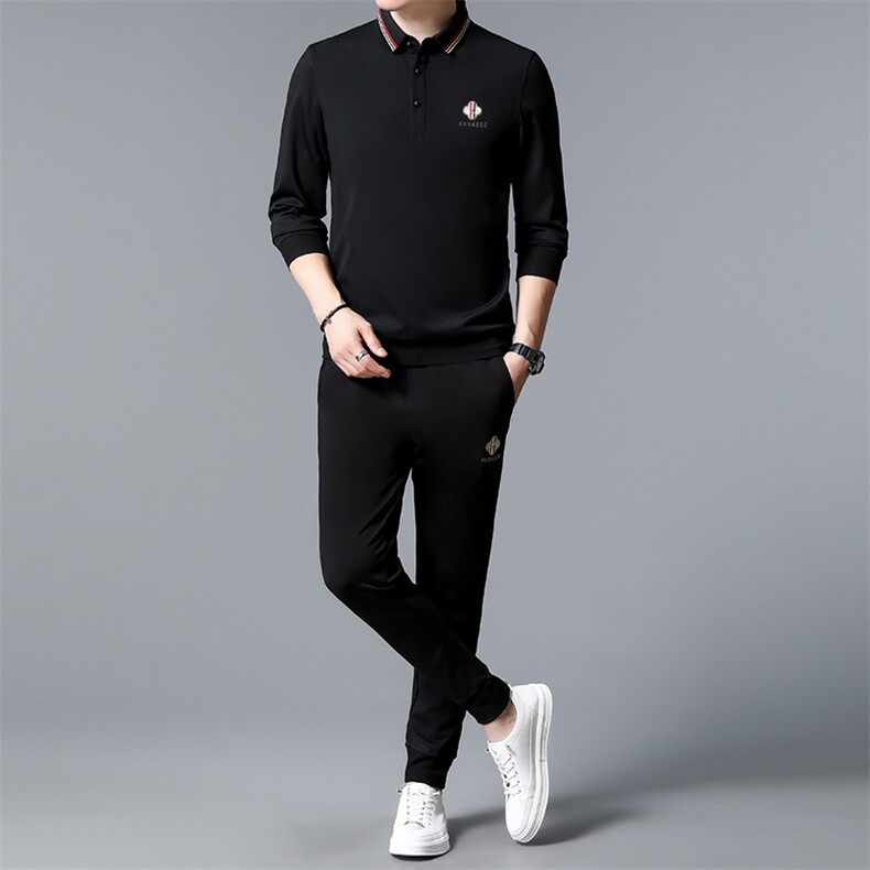 S30777-2钱塘2020-2春秋新款百搭中青年男士时尚休闲套装P132,男装休闲套装,钱塘207-2