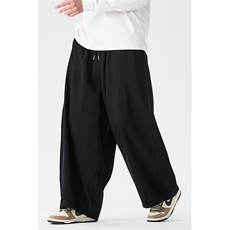 秋冬大码日系特宽阔腿工装休闲直筒裤风弯刀裤潮k280/p70，男装工装外套，钱塘713