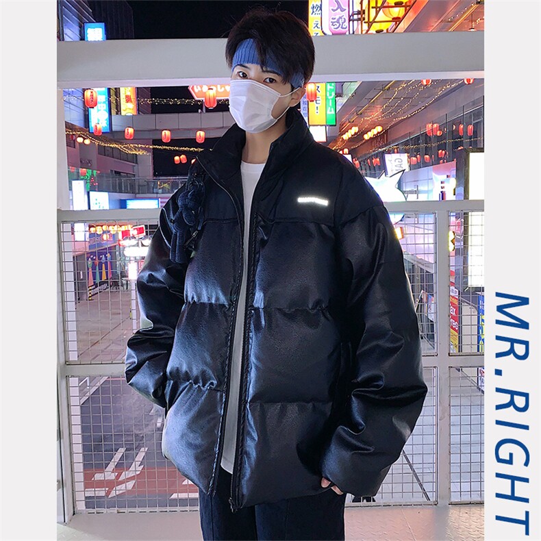 秋冬新款潮牌棉衣ins潮流男立领面包服百搭休闲上衣W2100-P78,男装棉衣,星座512-2