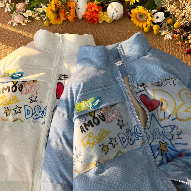 已出货！主推！平铺小清新面包服立领棉衣情侣可爱韩版M05-P120,男装棉衣,星座1611B