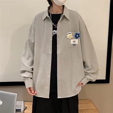 长袖衬衫春款男港风潮流CY901P40，男装衬衫，星座1116-2
