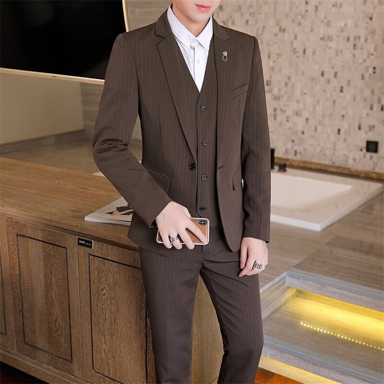 T3Z8631P170春秋西装男套装修身帅气英伦风婚礼新郎结婚小西服男，男装西服，星座510A-2