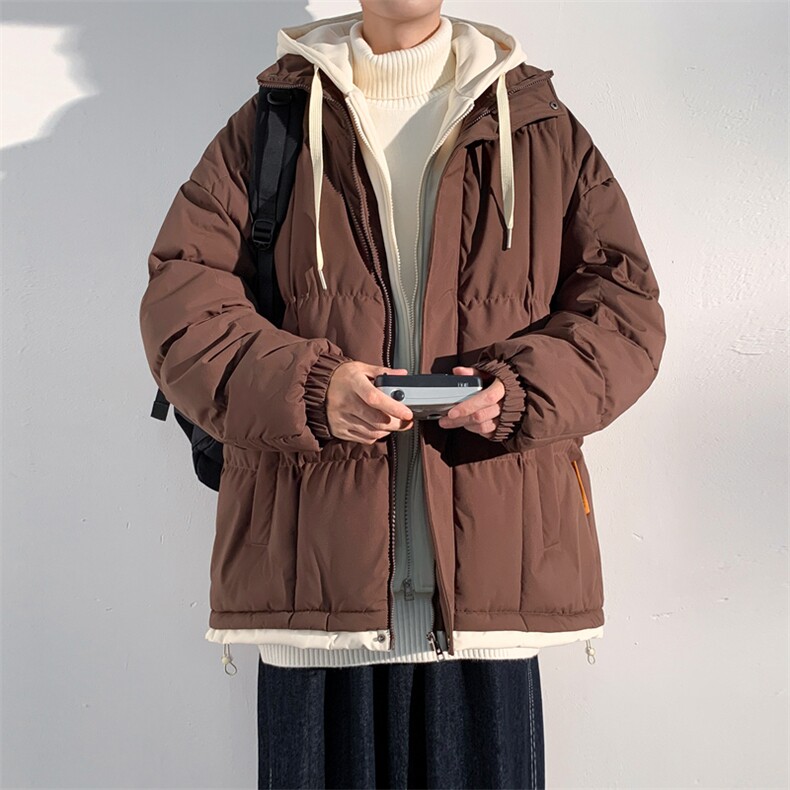 三防面料抖音品质现货10W件假两件加厚棉衣外套棉服BM888特P98,男装棉衣,电商A486