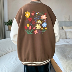 摇粒绒棒球服男大码开衫卫衣男夹克BF86319-P65，男装夹克，电商A040