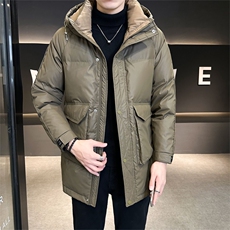大货中长款羽绒服男2025新款冬季外套C317-2355-P195，男装羽绒服，电商C317