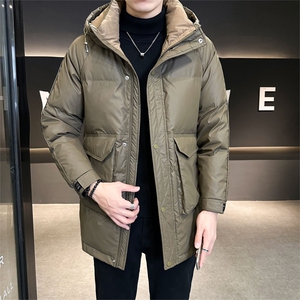 大货中长款羽绒服男2025新款冬季外套C317-2355-P195图片