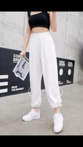 秋季新款抽绳卫裤，女装休闲裤，DCXY 超越