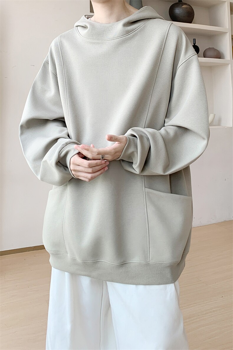 华棉内景秋冬美式重磅高街连帽卫衣男潮宽松大码外套WY00700/P55,女装短外套,电商B316