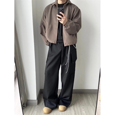 【有货】哈林顿外套男高级感痞帅美拉德翻领夹克XZ256CC-特P68，男装夹克，星座1007（原301D）