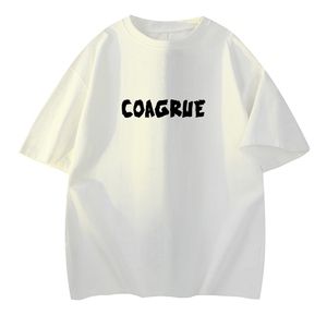 可设48小时发货 支持抖音得物来样二开230克重磅美式短袖t恤MT396图片