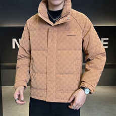 A225标50绒冬季新款男士立领时尚潮流白鸭绒羽绒服夹克2289P160，男装夹克，电商A225
