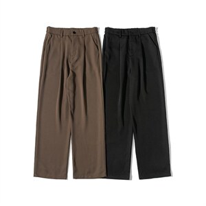 抖音品质 平铺休闲裤西裤大码直筒裤A014-DY2108-P50图片