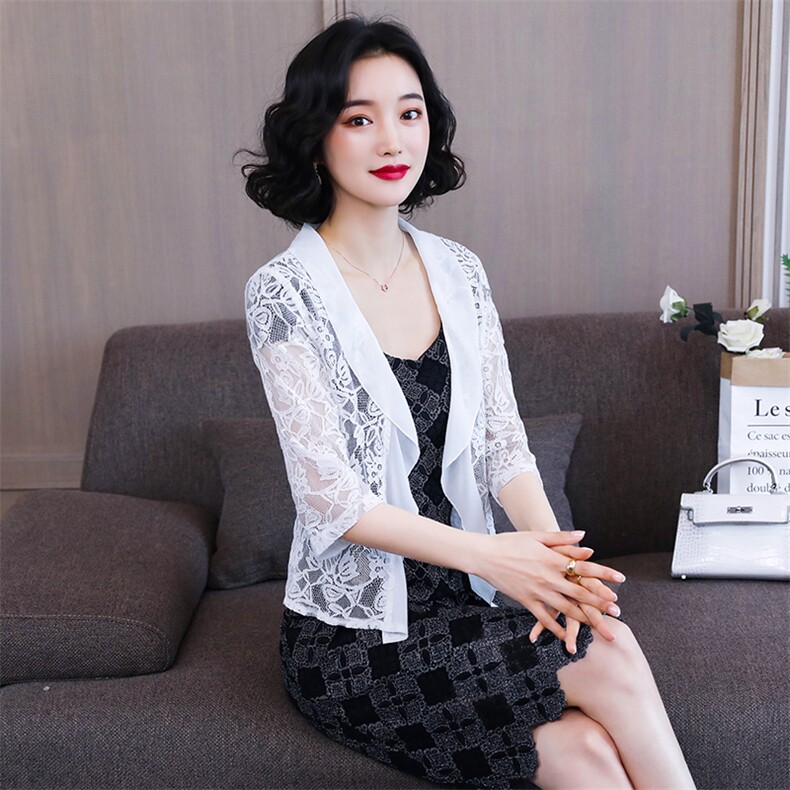 时尚潮流舒适蕾丝衫/雪纺衫长袖2022年夏季纯色气质,女装蕾丝衫/雪纺衫,婵米儿
