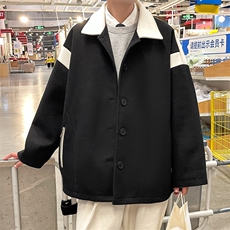 男装呢料大衣2026秋冬季新款毛呢大衣男生外套XZ514-2-F596-P115，男装毛呢大衣，星座514-2(原B239)