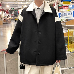 男装呢料大衣 2026秋冬季新款毛呢大衣男生外套XZ514-2-F596-P115图片