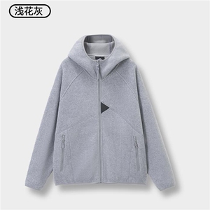 网图 结构设计摇粒绒户外秋冬保暖连帽外套男女情侣装 H1156 P55图片