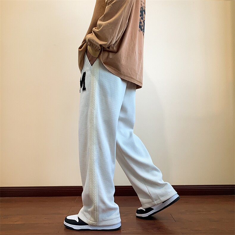 22秋新款欧棉绒宽松休闲oversize情侣休闲长裤B266-X827-P60,男装休闲裤,星座B257-1