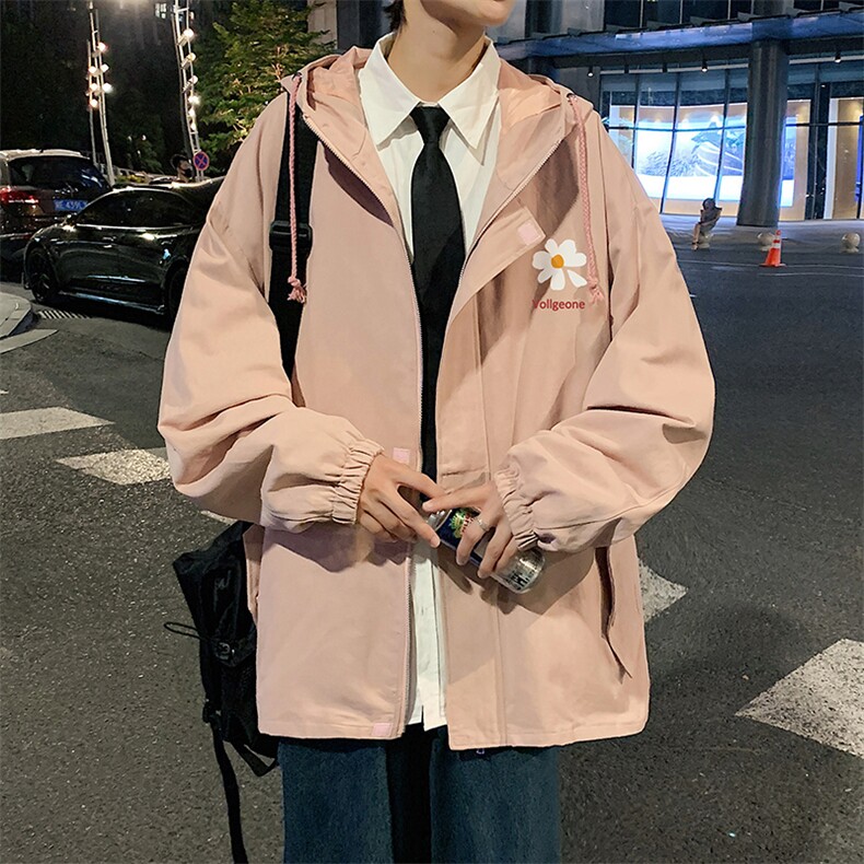 JK41059-P85加棉款-P115纯棉连帽夹克男士大码工装夹克男外套男,男装夹克,电商A040