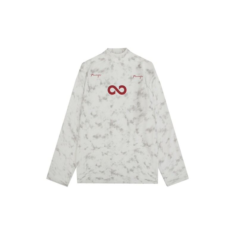 260克重磅扎染德绒半高领打底衫【有货】HD019-DR25220RB-P25图片