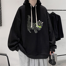 连帽卫衣男大码胖子帽衫大号运动服WY2413-P35，男装卫衣，电商A040