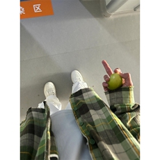 叁佰同款绿色牛油果衬衫大码格子衬衫男长袖CS88-P39，男装衬衫，星座1007（原301D）