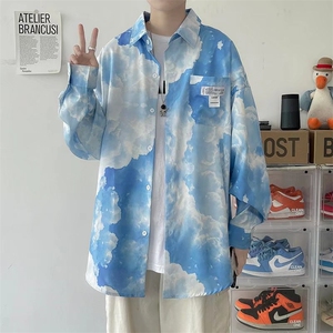 文艺简约日系潮慵懒秋季时尚青春流行方领衬衫SY088P30图片