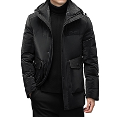 中老年羽绒服男长款白鸭绒保暖爸爸装冬季中年外套HM2168-P295，男装羽绒服，电商B212（原钱塘6029）