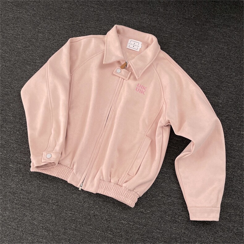 麂皮绒外套女春秋韩系chic翻领夹克JK2203-P78,男装夹克,星座308B-2