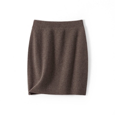 新款羊毛包臀裙性感时尚显瘦半身裙秋冬季高腰羊绒针织短裙子厚，女装半身裙，西欧羊绒