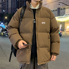 2024冬季新款港风外景大码印花立领棉衣M-5XHM24549-3-特P50，男装棉衣，电商A022