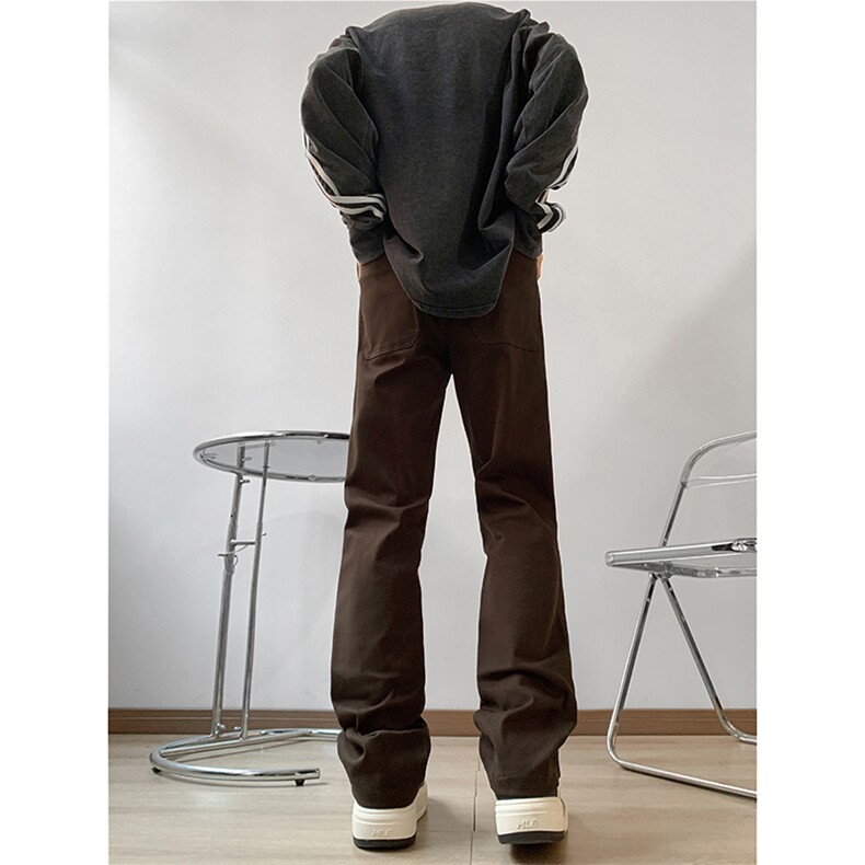 B221美式ins高街暗黑拼接修身弹力牛仔裤LK24161-P60控78,男装牛仔裤,电商B221