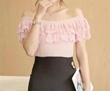 蕾丝露肩设计风格，其它，魅力元素