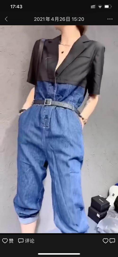 时尚潮流休闲连体裤，女装连体裤，香雪琳