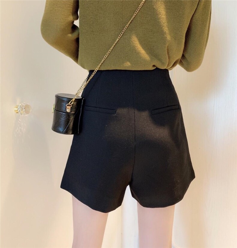 时装短裤拉链款，女装，秀禾