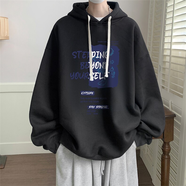 连帽卫衣男大码运动服帽衫外套WY2345-P35,男装卫衣,电商A040