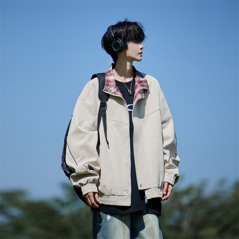 JK8871-P75L-9XL2025秋冬新款翻领夹克外套控128,男装夹克,星座109