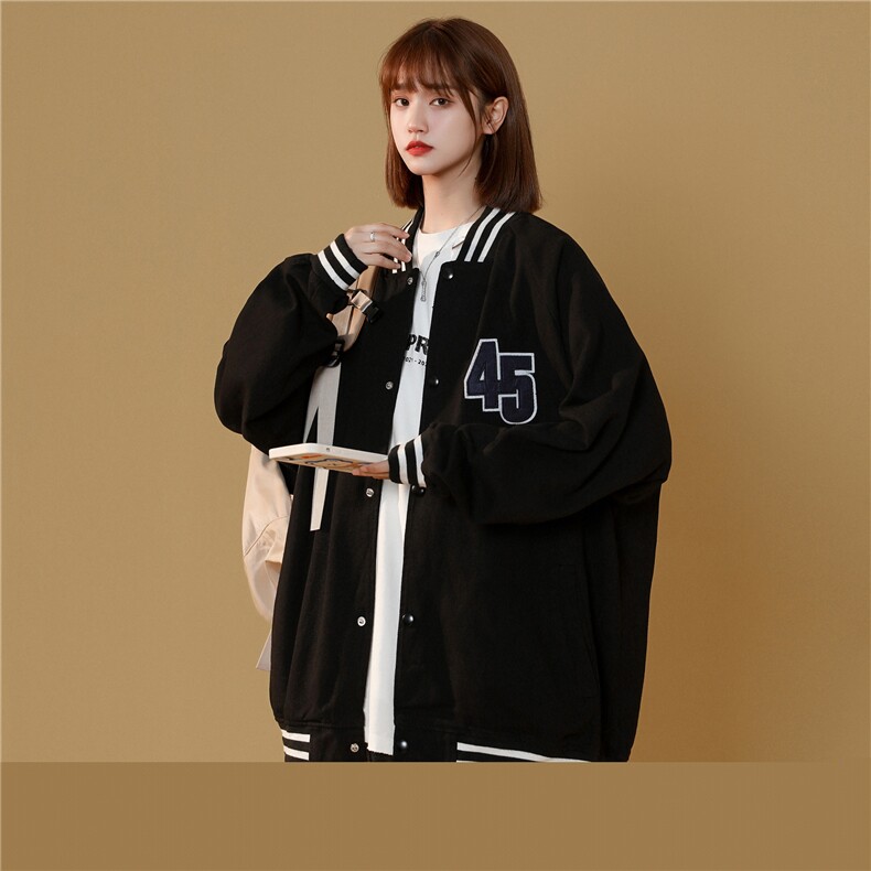 中性棒球领简约男女同款夹克上衣外套JK328/P90,男装夹克,星座202-3