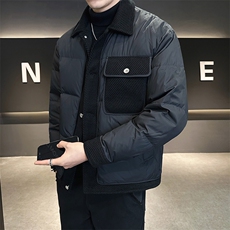 新标90白鸭绒男士羽绒服特批160元有报告A313-8322-P160，男装羽绒服，电商A313