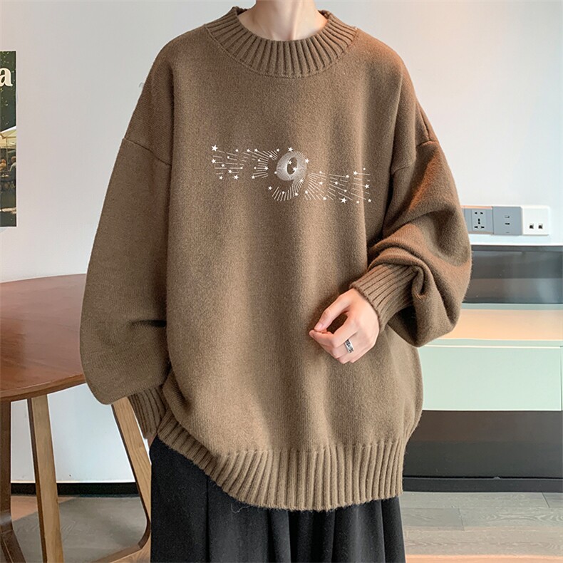 半高领毛衣男大码胖子针织衫毛线衣M18442-P45加绒款-P65,男装针织衫/毛衣,电商A040