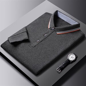 2023年春款男士上衣POLO长袖T恤P65,女装T恤,电商D223-1