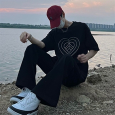 现货抖音得物品质黑色弹力修身直筒牛仔裤量大价格还可谈，男装牛仔裤，星座310A-4