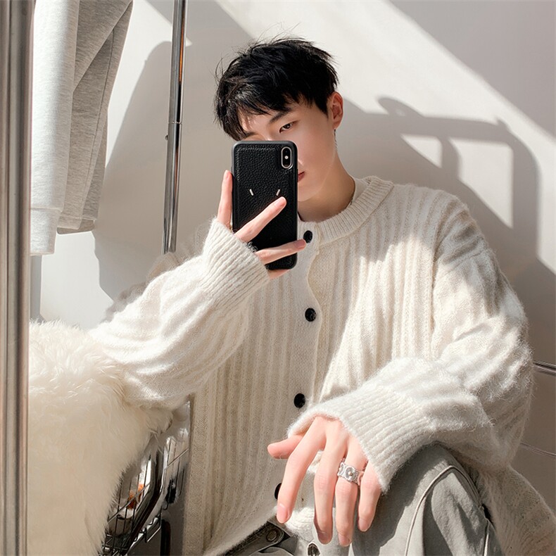 毛衣男秋冬新款港风宽松针织毛衫MYA6-P65图片