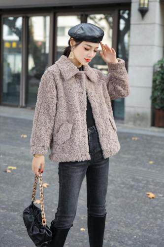 冬季皮毛一体外套，女装，千禧宏运