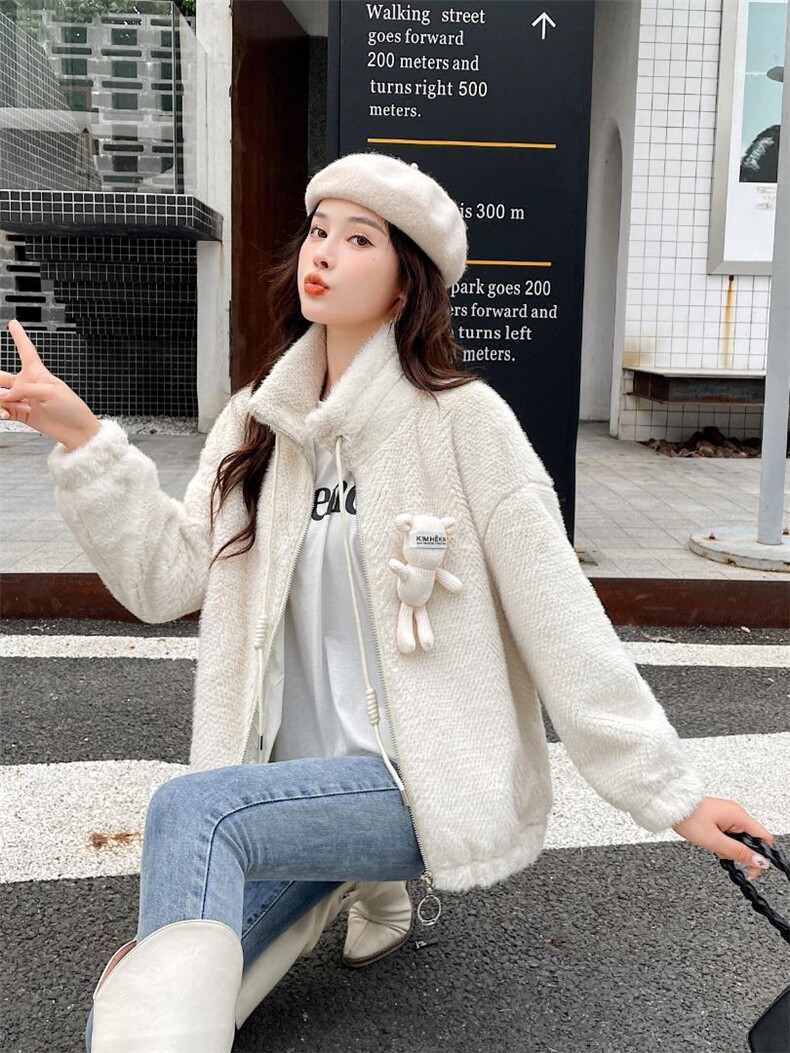 冬季新款小熊水貂外套，其它，樱·之秀