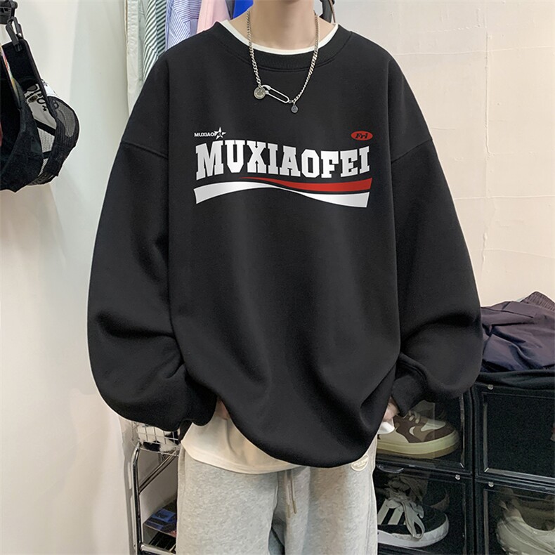 抖音供货、复合重磅360克现货圆领卫衣宽松D223A-YL2375-特P28,男装卫衣,电商019-1