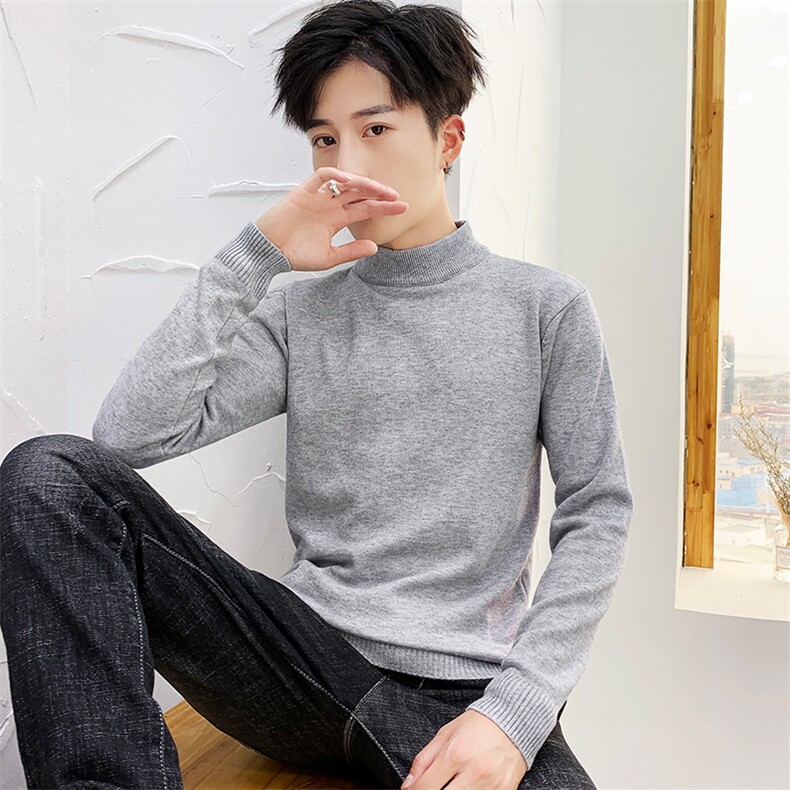 2025男跑量款新款半高领针织衫毛衣时尚403-1-M001-19主推差价大,男装针织衫/毛衣,星座1018