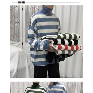 1506-1/G9040/P30秋冬款条纹卫衣男韩版潮流青少年百搭上衣1图片
