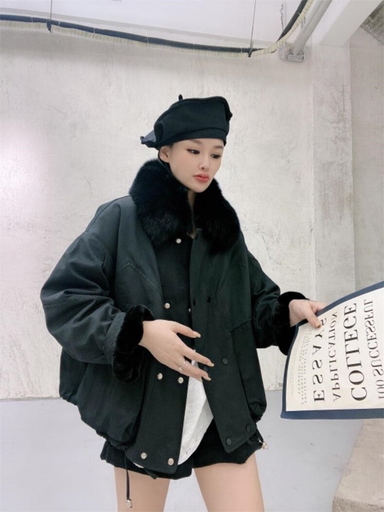 冬装大毛领派克现货，其它，泰靡(1F)