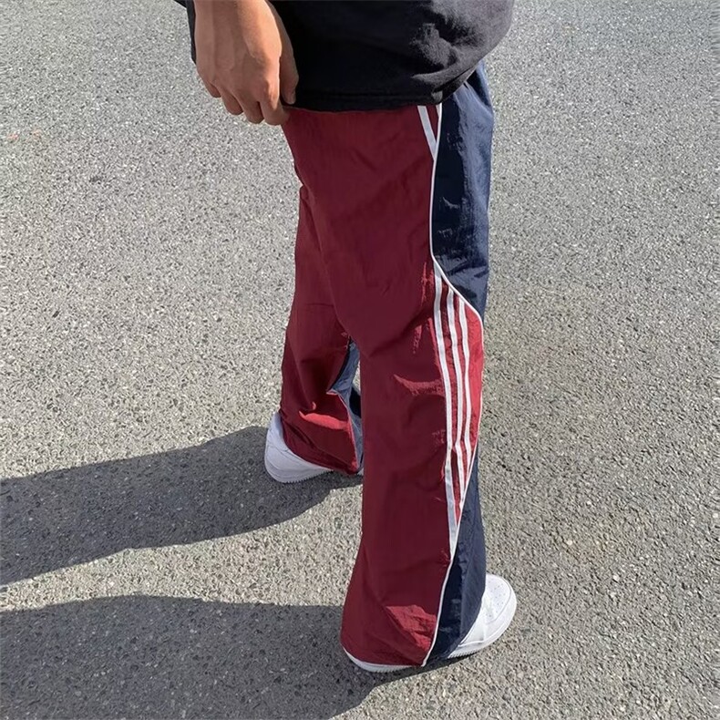 男新款青少年时尚休闲裤三杆降伞速干长裤B94P40,男装休闲裤,星座1116-2