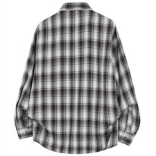 春季新款（跨境电商）格子男女情侣款潮流宽松格纹衬衣，男装衬衫，星座1107-1